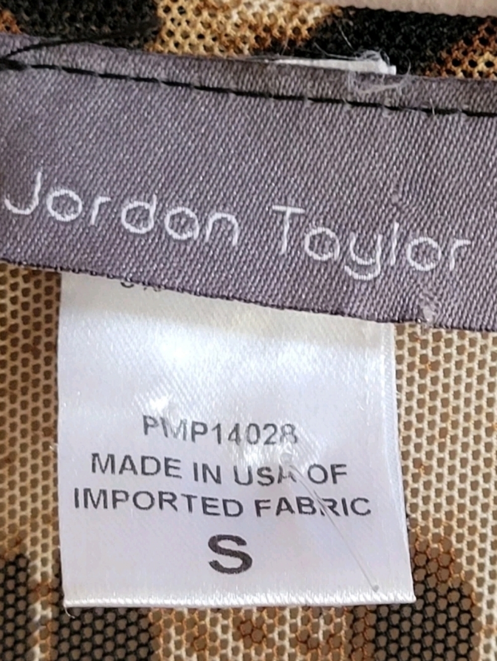 Jordan Taylor Cheetah Animal Print V Neck Translucid Tunic Small 3/4 Sleeve - Picture 5 of 8